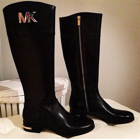 michael kors black boots with gold|michael kors booties suede.